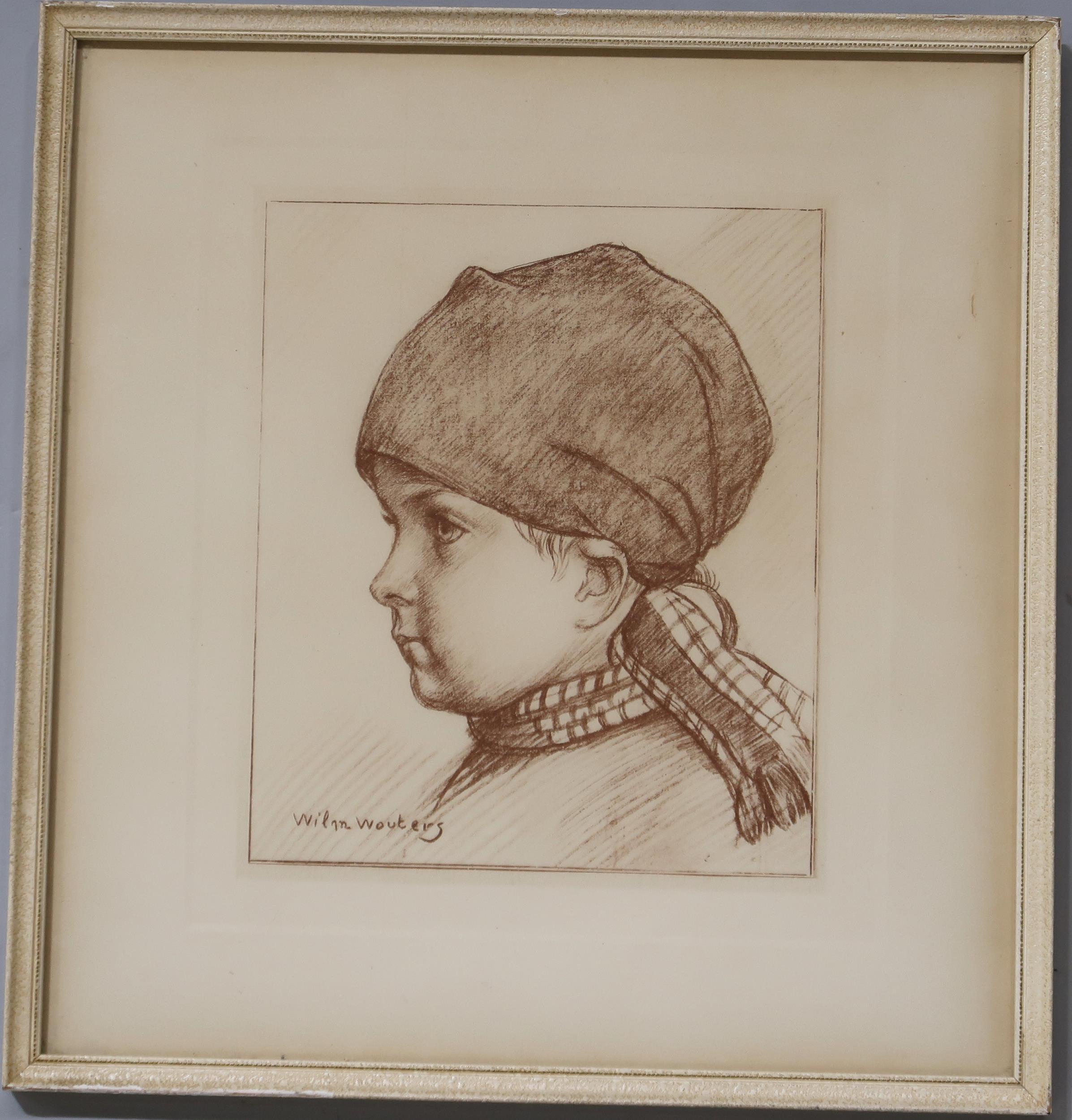 WILHELMUS HENDRIKUS WOUTERS (DUTCH 1887-1957)  CHILDREN PORTRAITS  Etching, signed, 20 x 18cm - Image 8 of 8