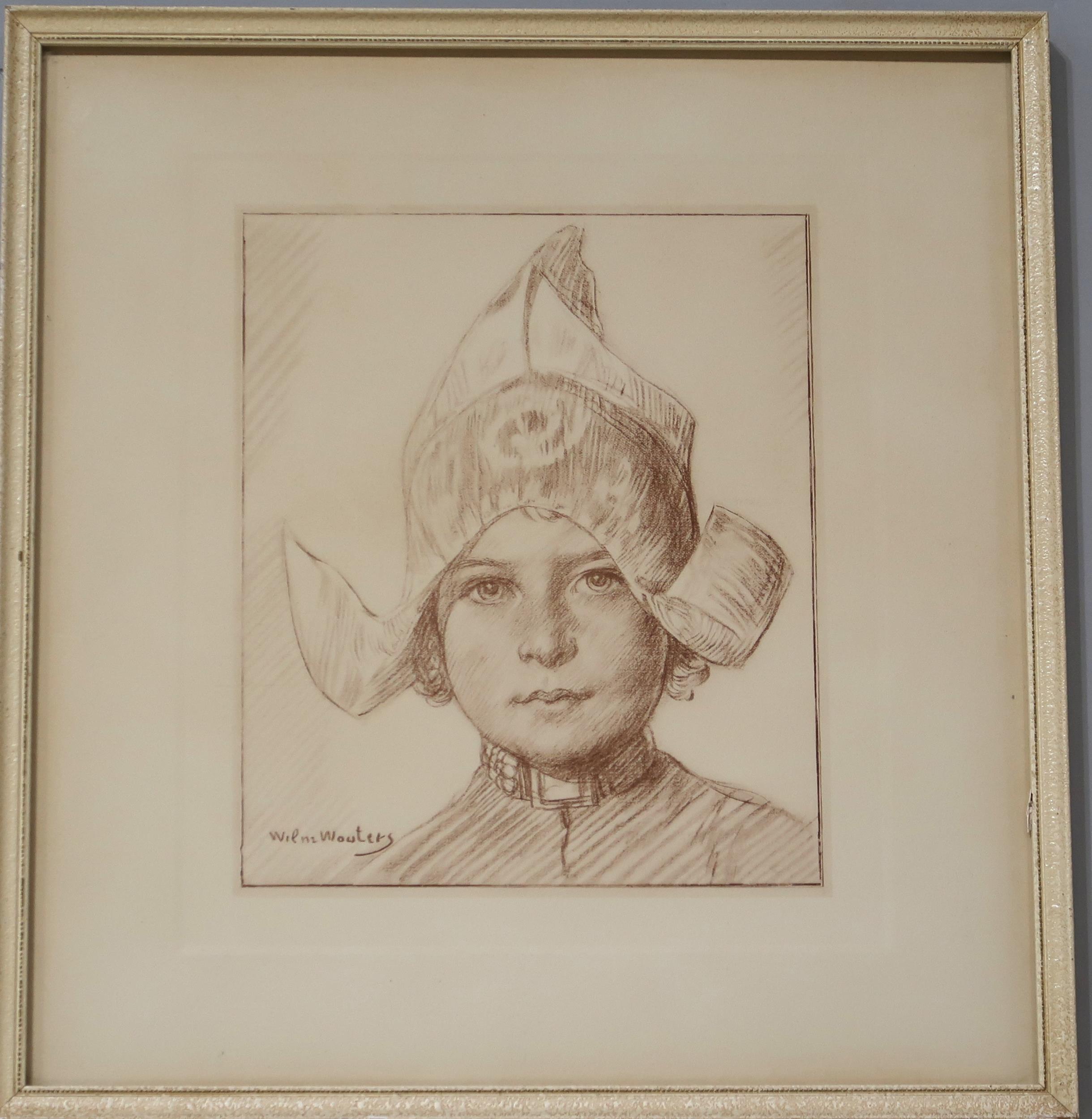 WILHELMUS HENDRIKUS WOUTERS (DUTCH 1887-1957)  CHILDREN PORTRAITS  Etching, signed, 20 x 18cm - Image 6 of 8