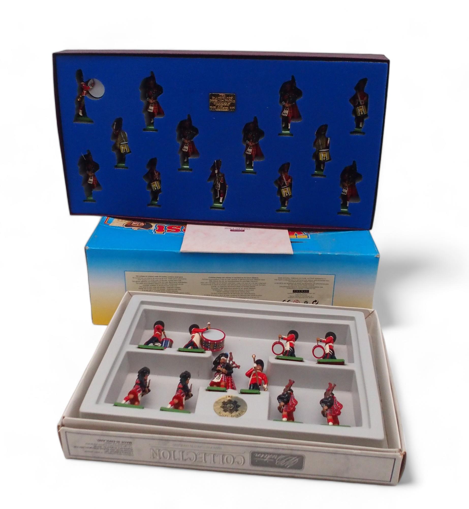 A boxed set of King & Country Victorian Highland Regimental model soldiers, a Britains Limited - Image 2 of 3