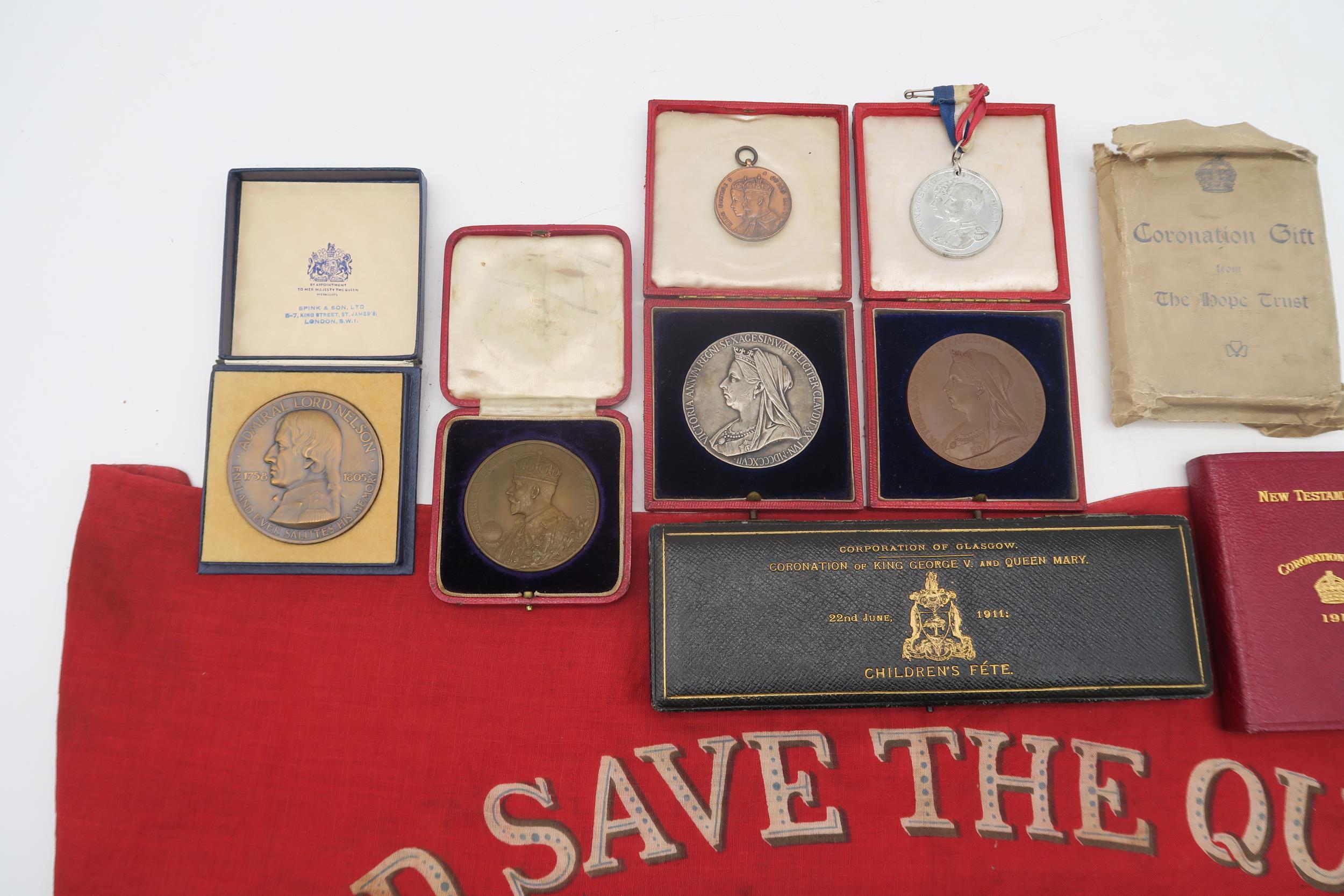 Three royal commemorative medals, comprising two Victoria Diamond Jubilee examples and a bronze - Image 2 of 3