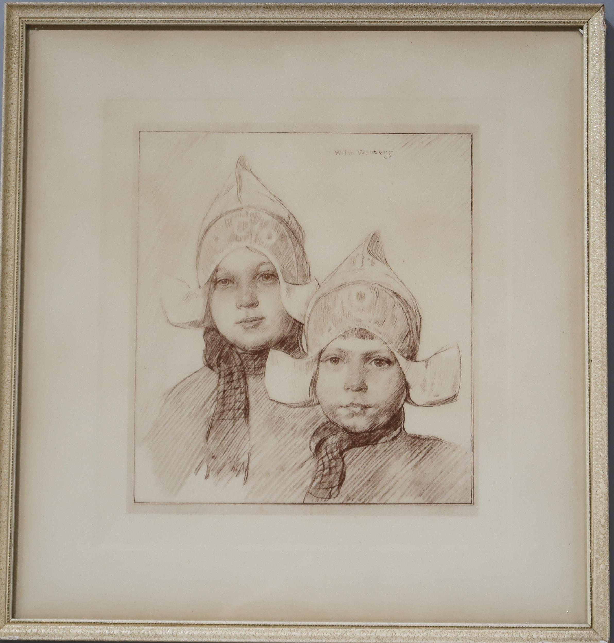 WILHELMUS HENDRIKUS WOUTERS (DUTCH 1887-1957)  CHILDREN PORTRAITS  Etching, signed, 20 x 18cm - Image 2 of 8
