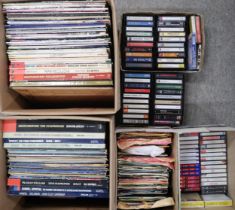 VINYL RECORDS a collection of vinyl LP and 7" vinyl records mostly pop and classical with Abba,