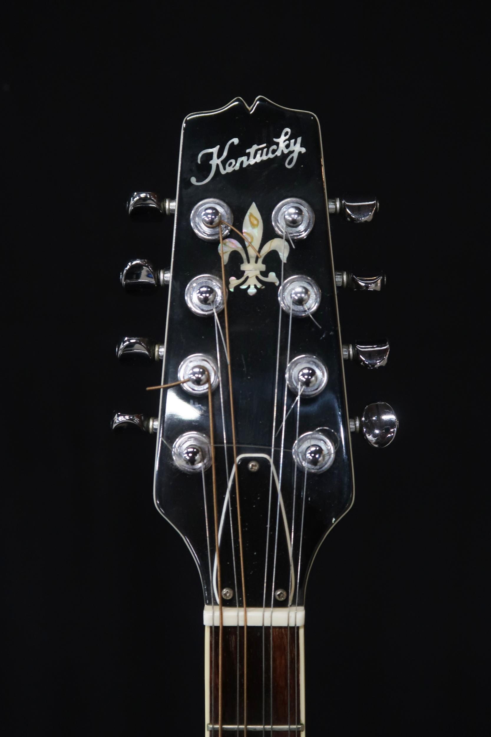 A Kentucky bouzouki mandolin 24 frets model KM-004 serial number 18514 bearing label to the interior - Image 5 of 16