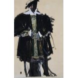 PETER FARMER (ENGLISH b.1936-2017)  COSTUME DESIGN FOR SHAKESPEARE'S KING HENRY VIII, THE DUKE OF