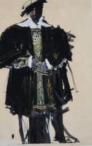 PETER FARMER (ENGLISH b.1936-2017)  COSTUME DESIGN FOR SHAKESPEARE'S KING HENRY VIII, THE DUKE OF