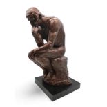 An Austin Studio sculpture of The Thinker Condition Report:Available upon request