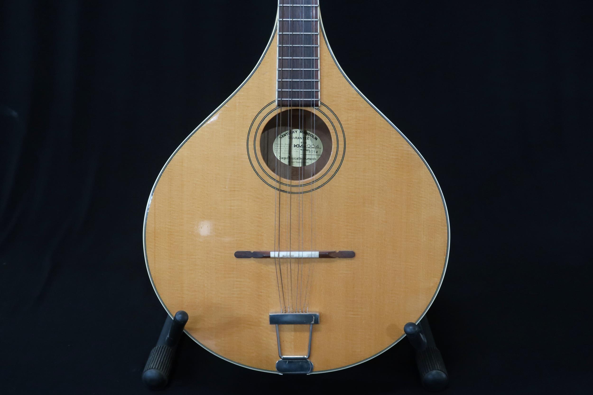 A Kentucky bouzouki mandolin 24 frets model KM-004 serial number 18514 bearing label to the interior - Image 3 of 16