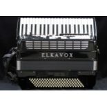 An Elkavox 83 120 bass 41 key piano accordion with case  Condition Report:Available upon request