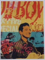 JIM RAFFERTY (CONTEMPORARY SCHOOL)  LONNIE DONEGAN  Print multiple, 46 x 34cm  Together with a