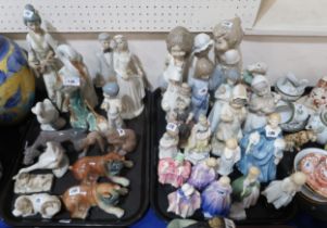 A collection of figures including Royal Doulton, Nao, Lladro etc Condition Report:Available upon