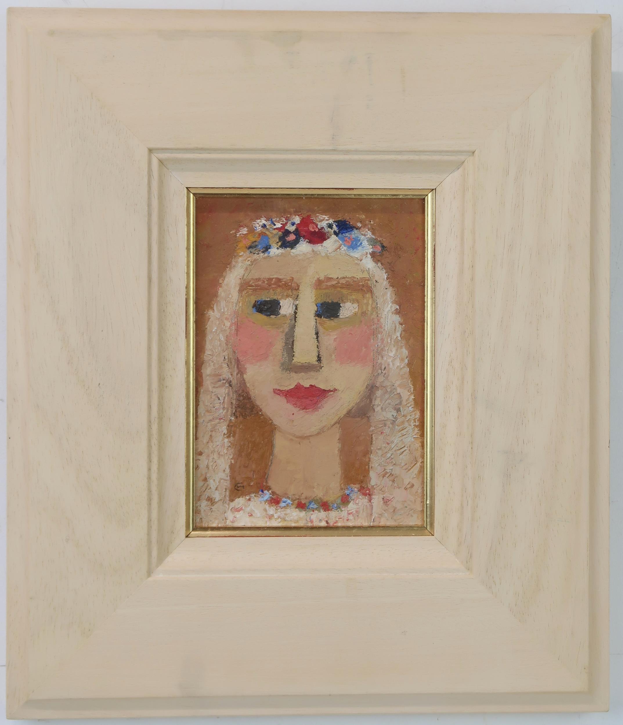 CATRIONA MILLAR (SCOTTISH CONTEMPORARY)  ROSAMUNDE  Oil on board, signed with initials lower left, - Image 2 of 5