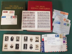 A lot comprising The Ideal Postage Stamp Album Volume 1 and Volume 2 Report:Available