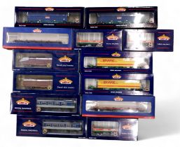 Assorted boxed Bachmann Branch-Line 00-gauge coaches/stock, to include 39-281 Mk1 FK Pullman Kitchen
