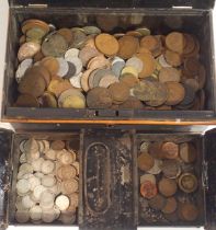 A lot comprising various Great Britain and worldwide coins  Condition Report:Available upon request