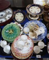 Three sarregeuimes plates, other plates, an Aynsley dessert service etc Condition Report:Available