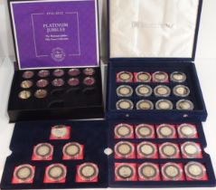 Elizabeth II (1952-2022) a cased set of 50 pence coins commemorating the London Olympics 2011 (30