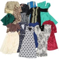 A lot of assorted women's dresses and other clothing Condition Report:Available upon request