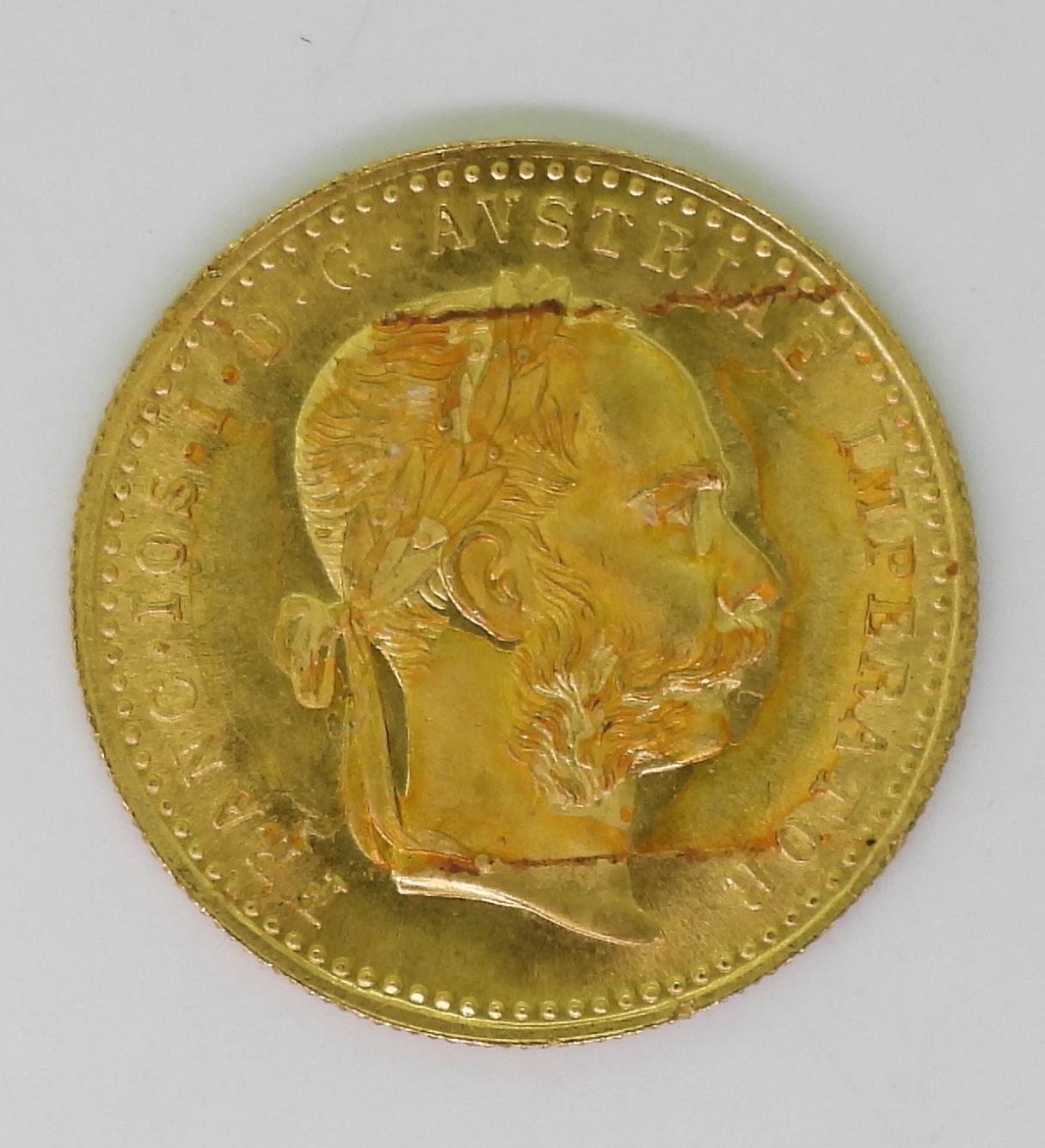 Francis Joseph I (Franz Joseph I) (1848-1916) 1 Ducat 1915 Obverse Laureate head of Franz Joseph, - Image 3 of 5