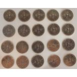 Elizabeth II (1952-2022) 25 New Pence - Elizabeth II Queen Mother Silver Coins (Twenty Pieces)