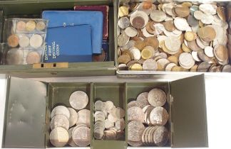 A lot comprising a quantity of GB and worldwide coinage Condition Report:Available upon request