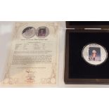 Elizabeth II The Dame Vera Lynn Portrait Coin 5 oz silver proof Gibraltar 2020 cased with COA