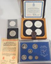 Elizabeth II Canada Montreal 1976 The Olympic Coin Proof Set together with Isle of Man 1976