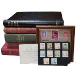 Four albums of stamps to include worldwide stamp collections in The Strand Stamp Album, The Cosmos