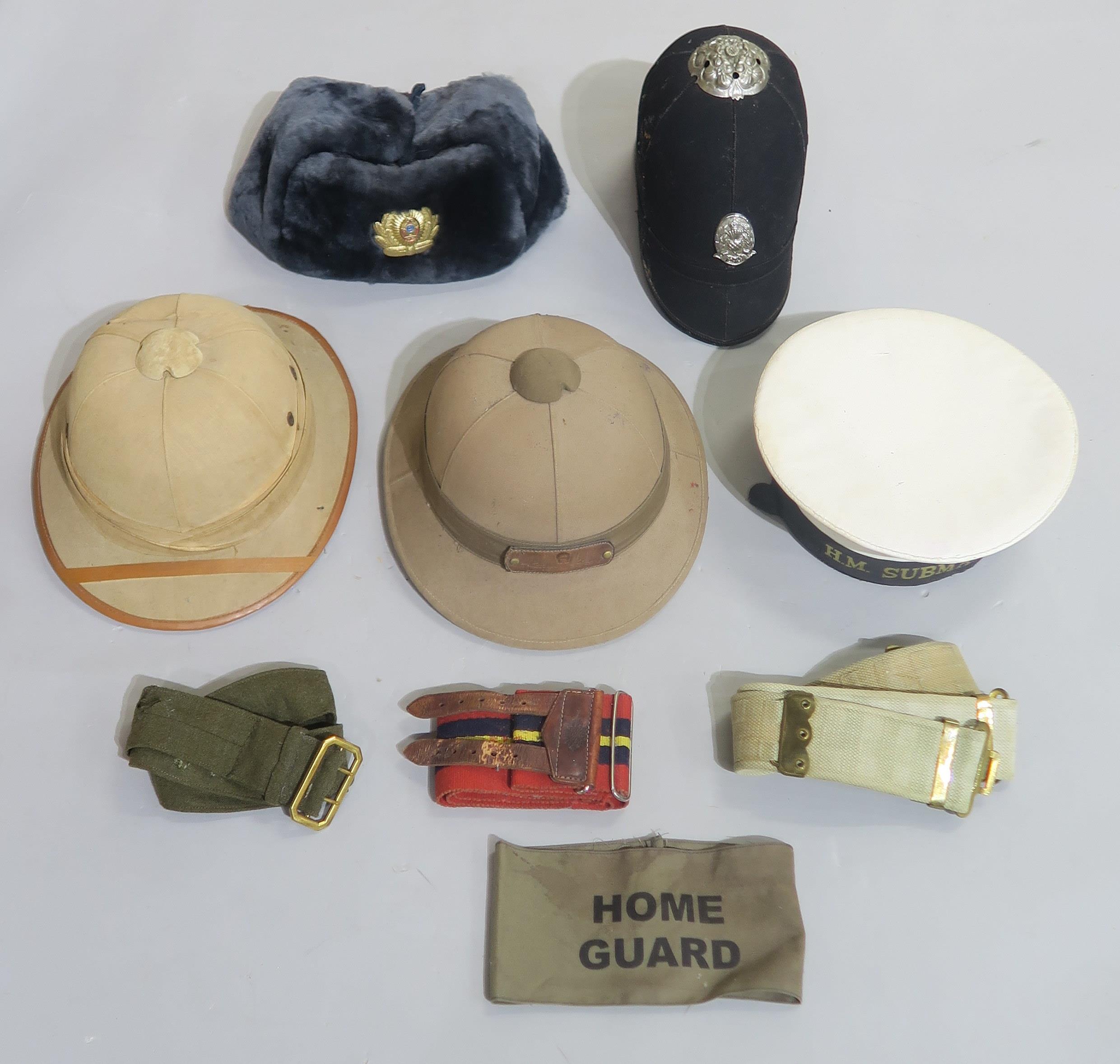 Assorted military headgear, to include Glengarry bonnets with Glasgow Highlanders (Highland Light - Image 3 of 3