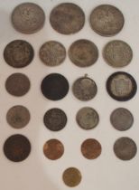 George III (1760-1820) 1 Crown 1819 together with various George III, Edward VII coins etc Condition