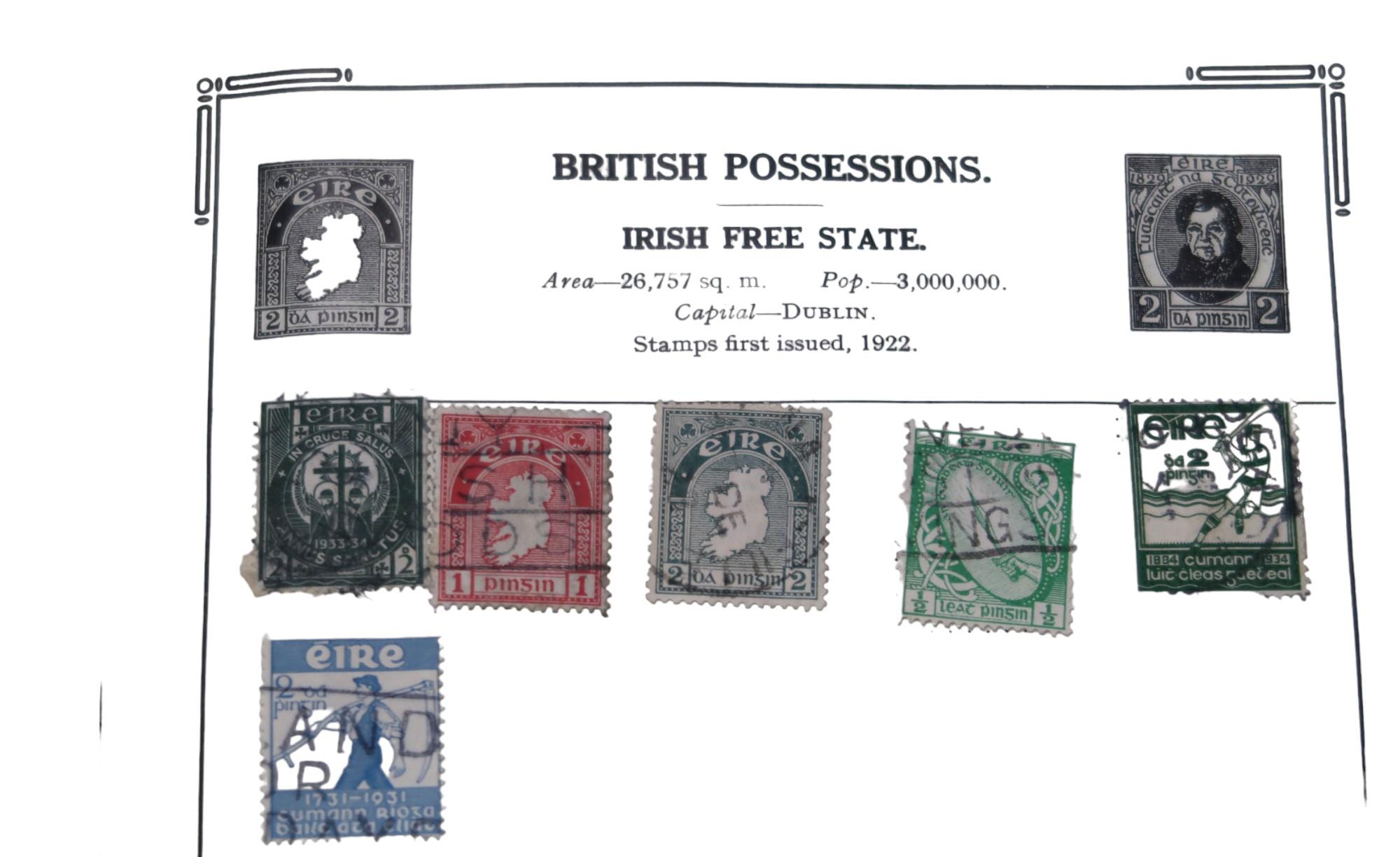 Stanley Gibbons The Improved Stamp Album to include Great Britain 1/d red, 1/d lilac, Victoria 1/ - Image 19 of 20