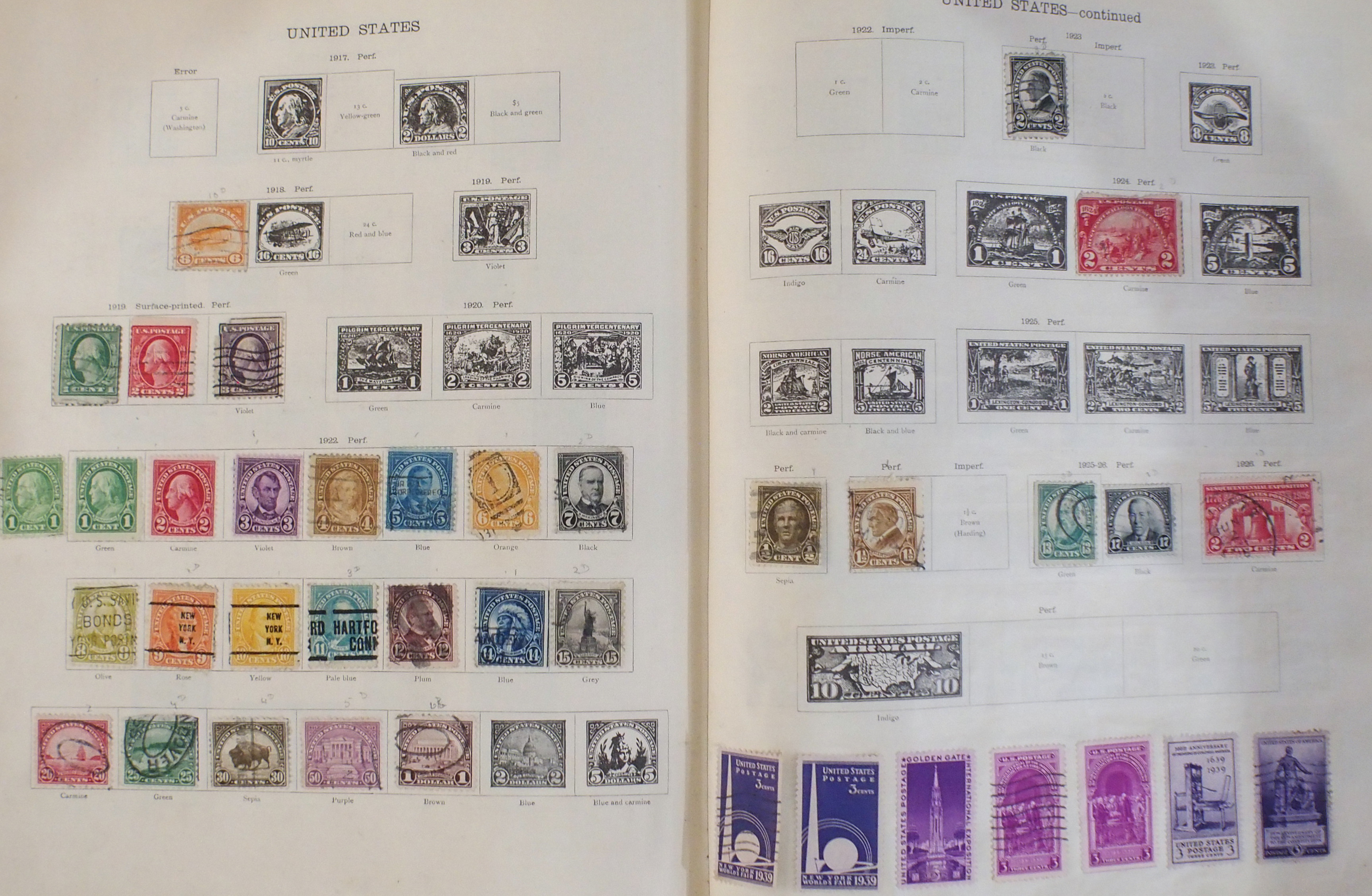 A lot comprising The Ideal Postage Stamp Album Volume 1 and Volume 2 Report:Available - Image 22 of 50
