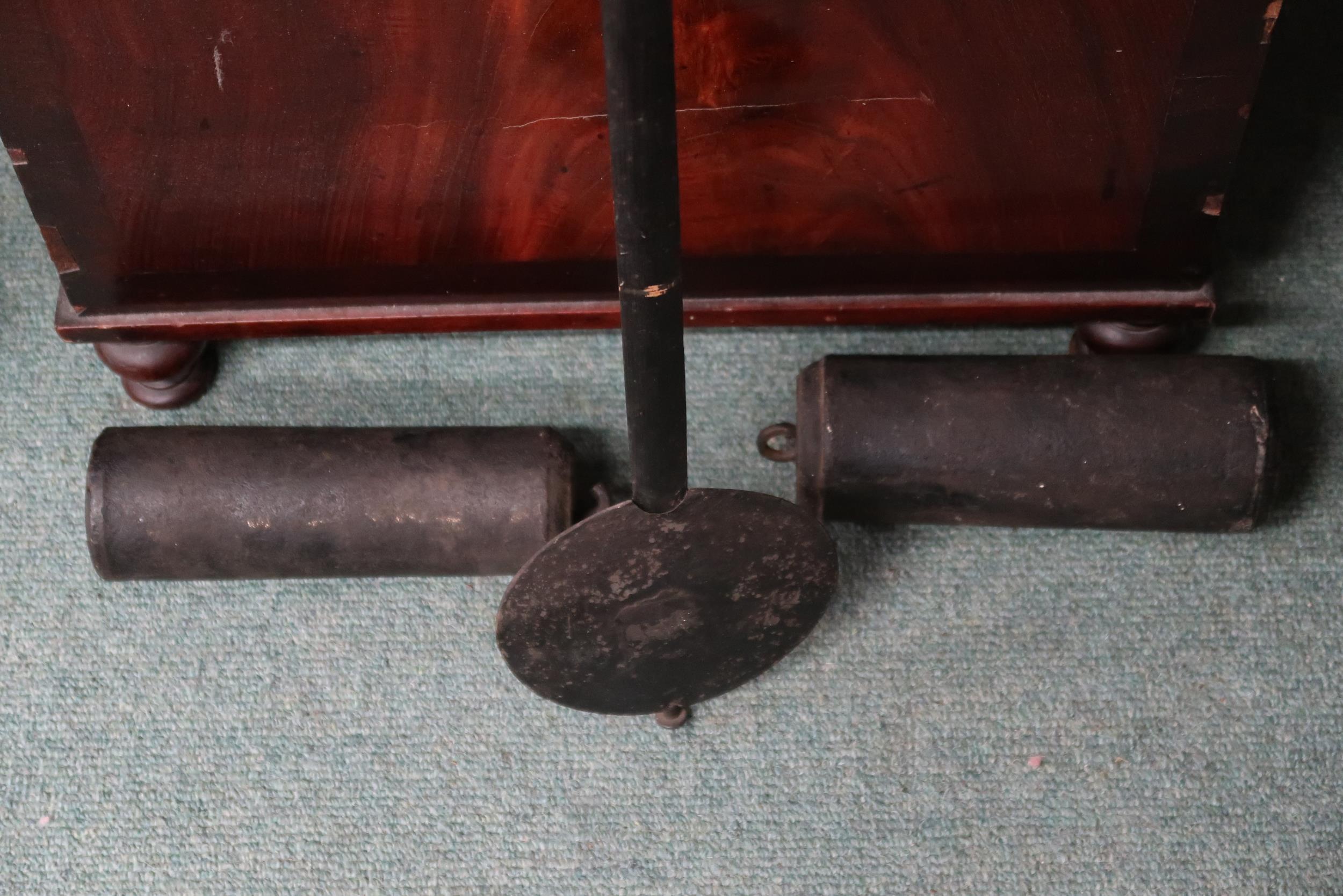 A 18th/19th century JAs Berry, Aberdeen mahogany cased grandfather clock with scrolled surmounted - Image 3 of 5