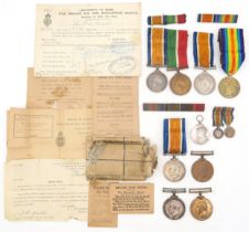 A WW1 Mercantile Marine War Medal pair, awarded to Cyril J. Potter, with accompanying Board of Trade