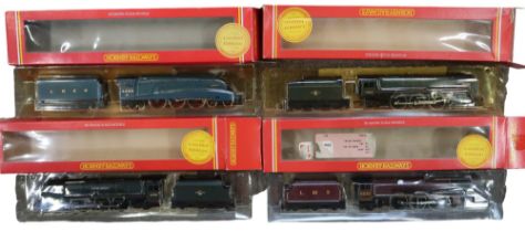 A boxed Hornby 00-gauge Limited Edition R376 LNER Class A4 "Gadwall" locomotive and tender, together