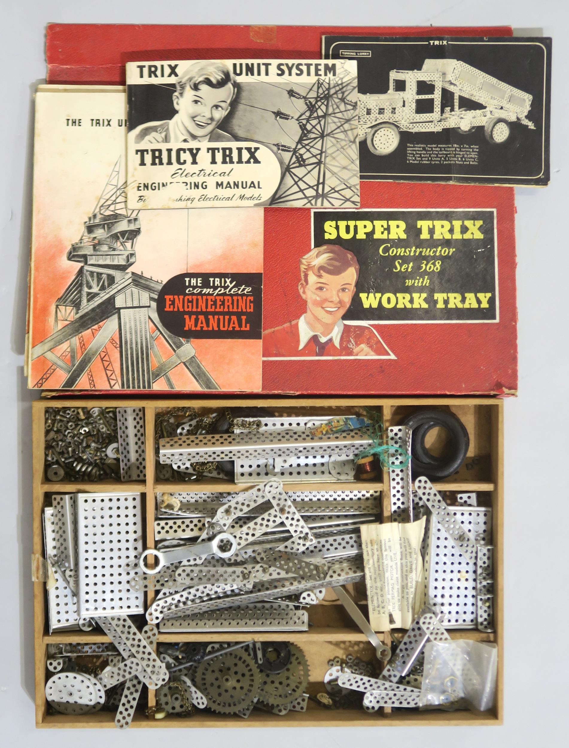 Three vintage parasols, together with a boxed Super Trix Constructor Set 368 Condition Report: - Image 3 of 3