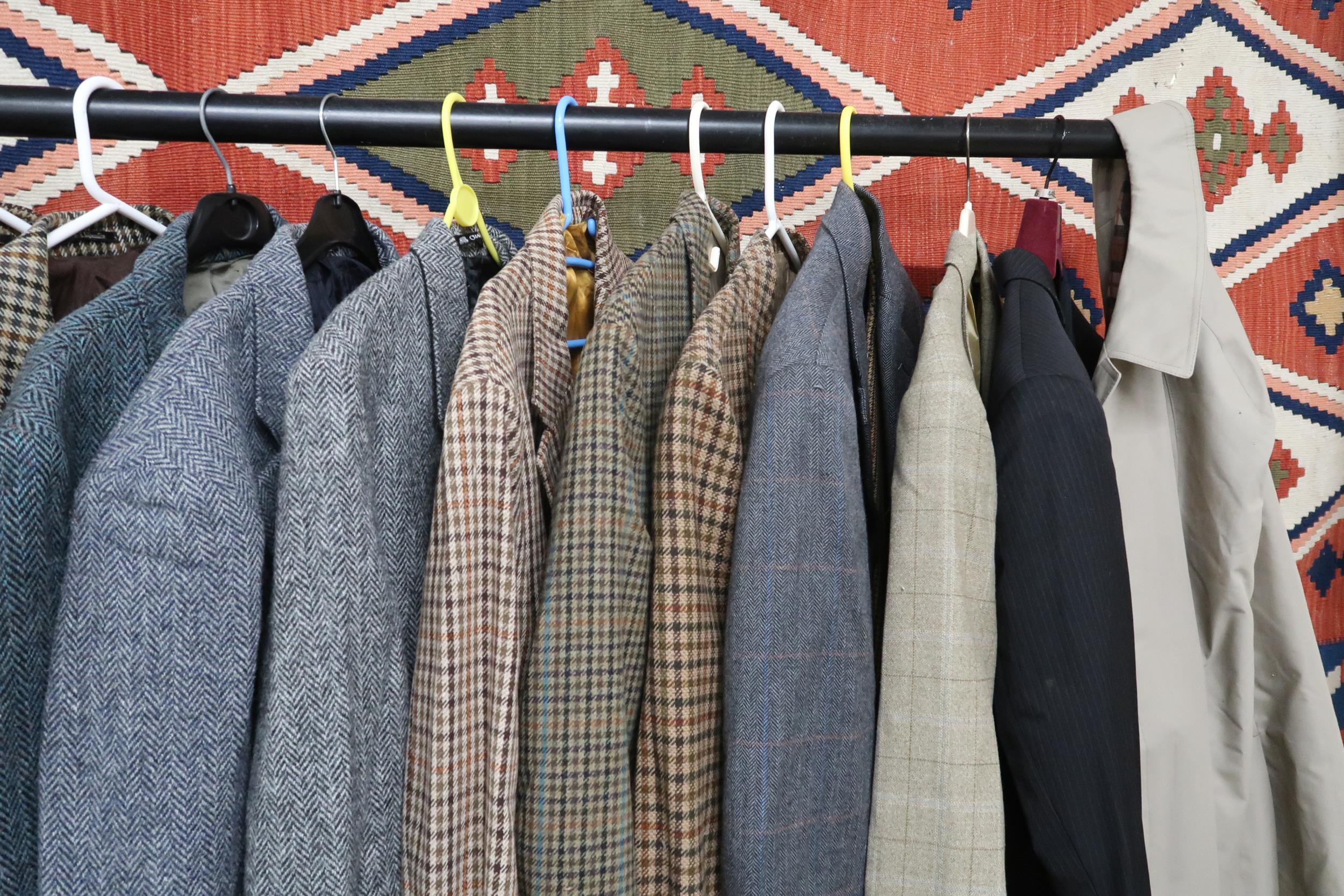 A lot of assorted gents tweed and wool sports coats/ suit jackets to include Harris tweed, - Image 3 of 6