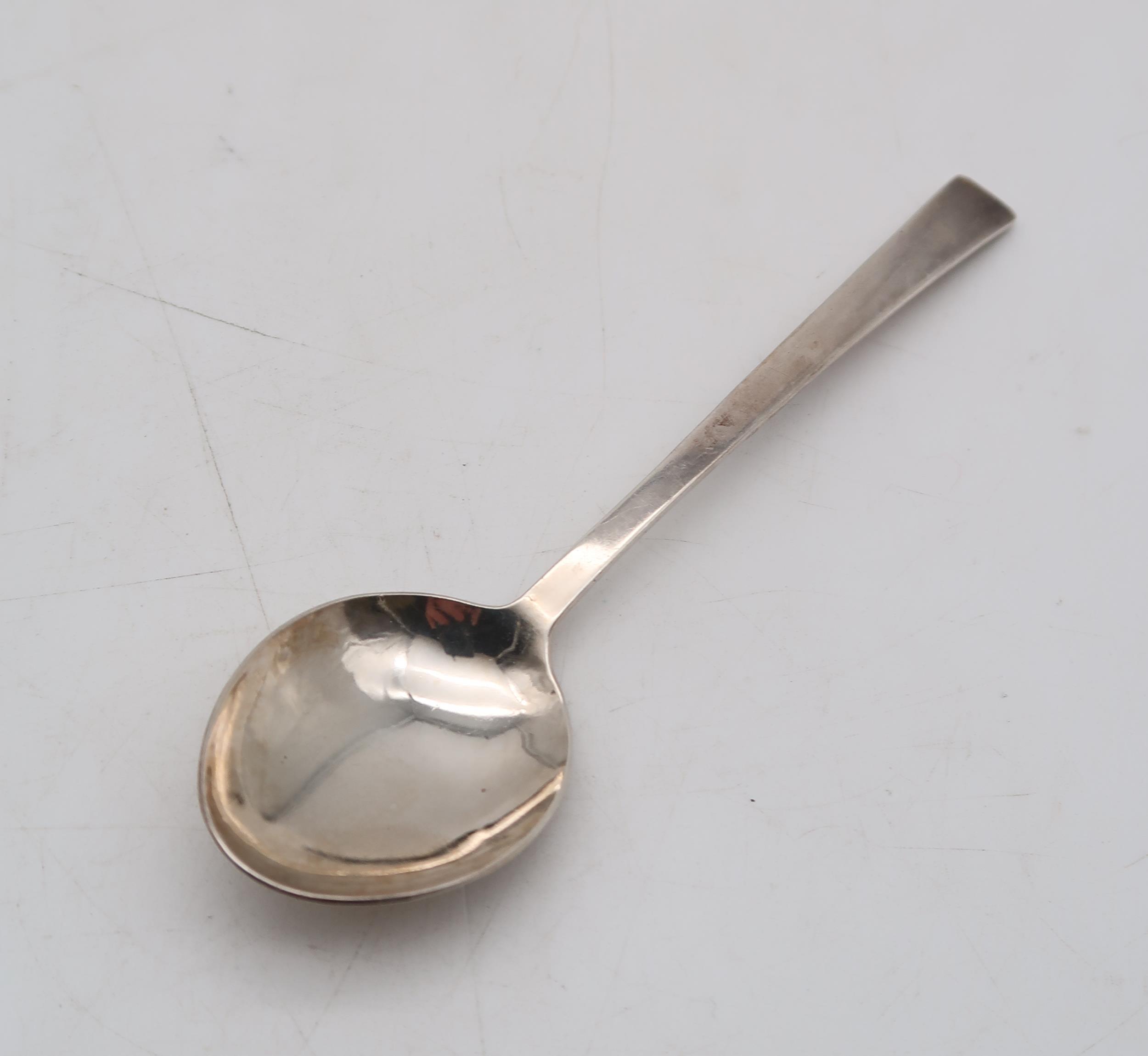 Glasgow School of Art; a cased set of six silver teaspoons, marked for G.S.A, Elizabeth II - Image 3 of 3