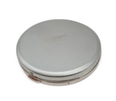 A stamped Sterling 925 circular powder compact, 95gms Condition Report:Available upon request