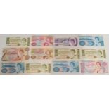 Saint Helena (Saint Helena, Ascension and Tristan da Cunha) Bank Notes (12) Condition Report: