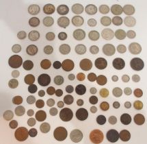 Great Britain a lot comprising coins from George III, George IV, Victoria, Edward VII, George V,