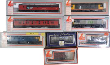 An assortment of boxed Lima 00-gauge locomotives and stock (8) Condition Report:Available upon