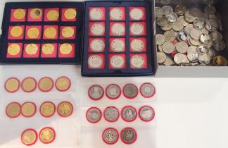 Commemorative Coins a lot comprising The Queens Golden Jubilee Collection, a collection of Tristan