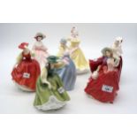Seven Royal Doulton ladies Condition Report:Available upon request