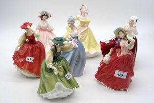 Seven Royal Doulton ladies Condition Report:Available upon request