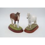 Two Border Fine Arts models including Welsh Mountain Pony Stallion, section D - Grey, A1461 and