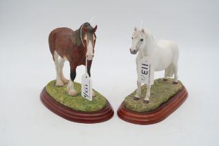 Two Border Fine Arts models including Welsh Mountain Pony Stallion, section D - Grey, A1461 and