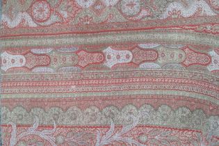 A paisley shawl 317cm x 158cm Condition Report:Available upon request