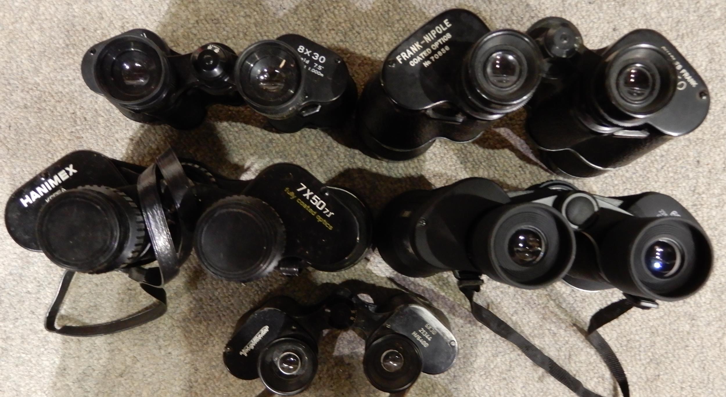 A quantity of binoculars various makers and models Carl Zeiss, Taylor Hobson, Tento etc Condition - Image 13 of 23