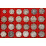 Victoria (1837-1901) a lot comprising seventeen Victoria crown coins various dates from 1887 to