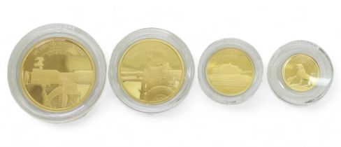 Elizabeth II (1952-2022) Tristan Da Cunha 2021 We Will Remember Them Gold Sovereign Deluxe Set